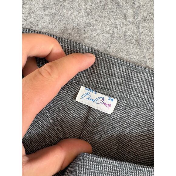 Vintage 70s Levis Bend Over Pants Womens Size 32 Gray Classic Trousers Black Tag - Picture 5 of 8